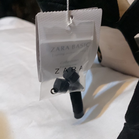 New with tags Black genuine suede Zara heel. Size 41 (womens 10) - Picture 6 of 6
